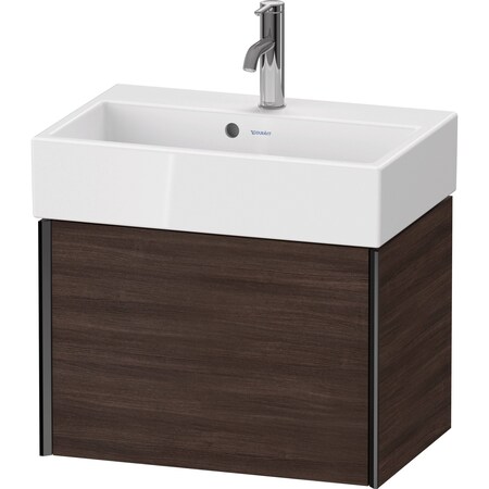 Duravit Xviu One Drawer Wall-Mount Vanity Unit Chestnut Dark XV42160B253